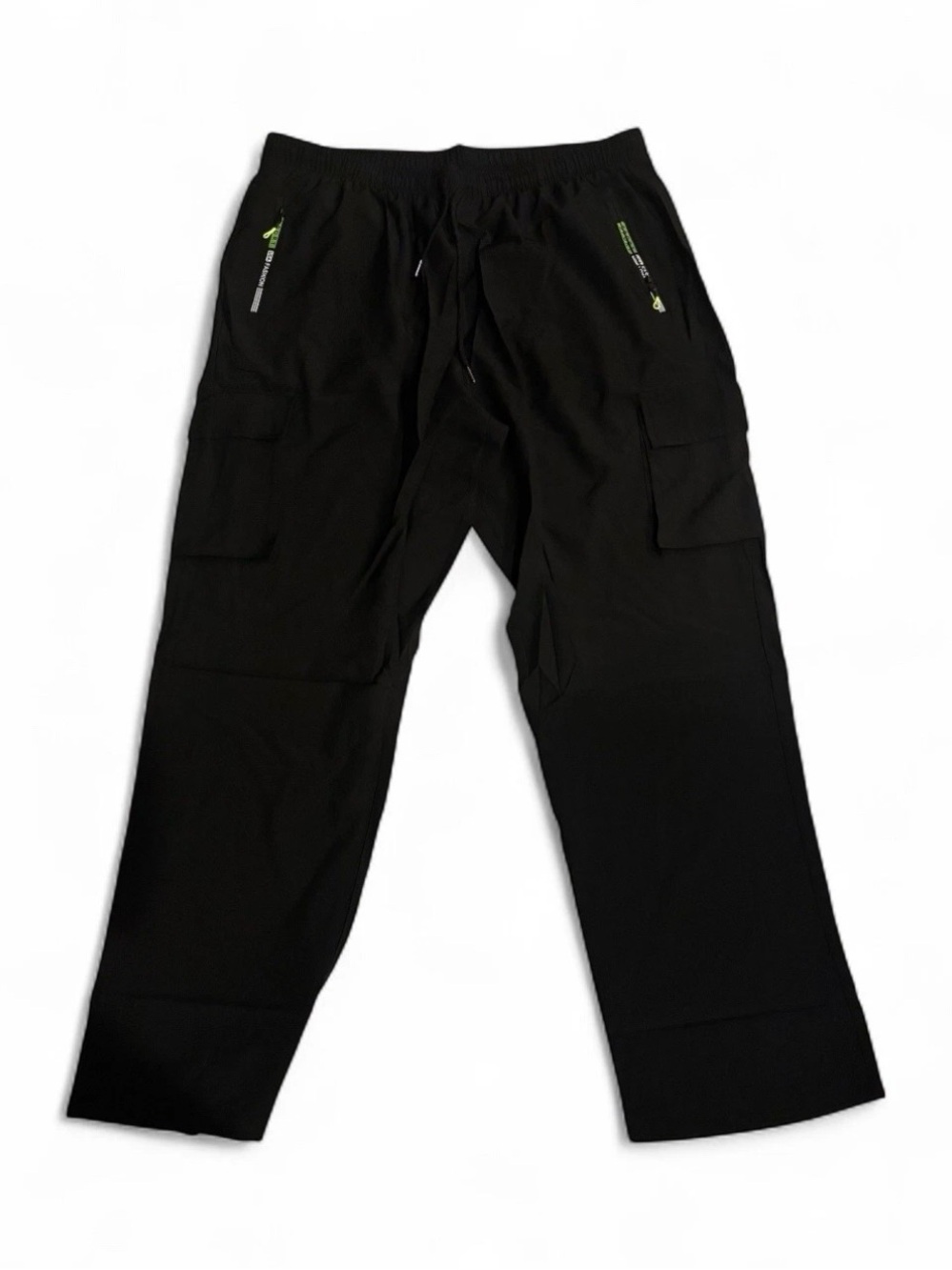Men's Track Pant Cargo Size XXXL Black